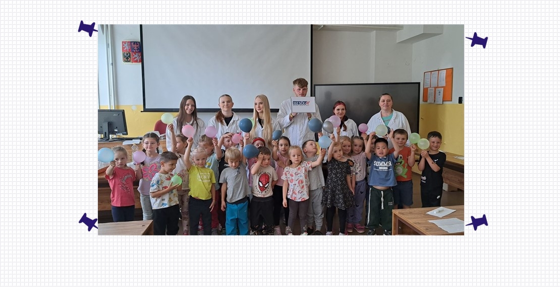 Chemie hrou - akce s dětmi z MŠ Písnička
